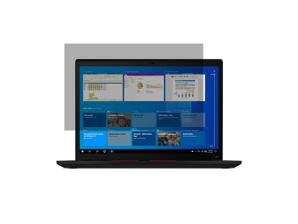 Lenovo 4XJ1U03945 antirefleks skærm 33,8 cm (13.3") Laptop Rammeløst display privatlivsfilter