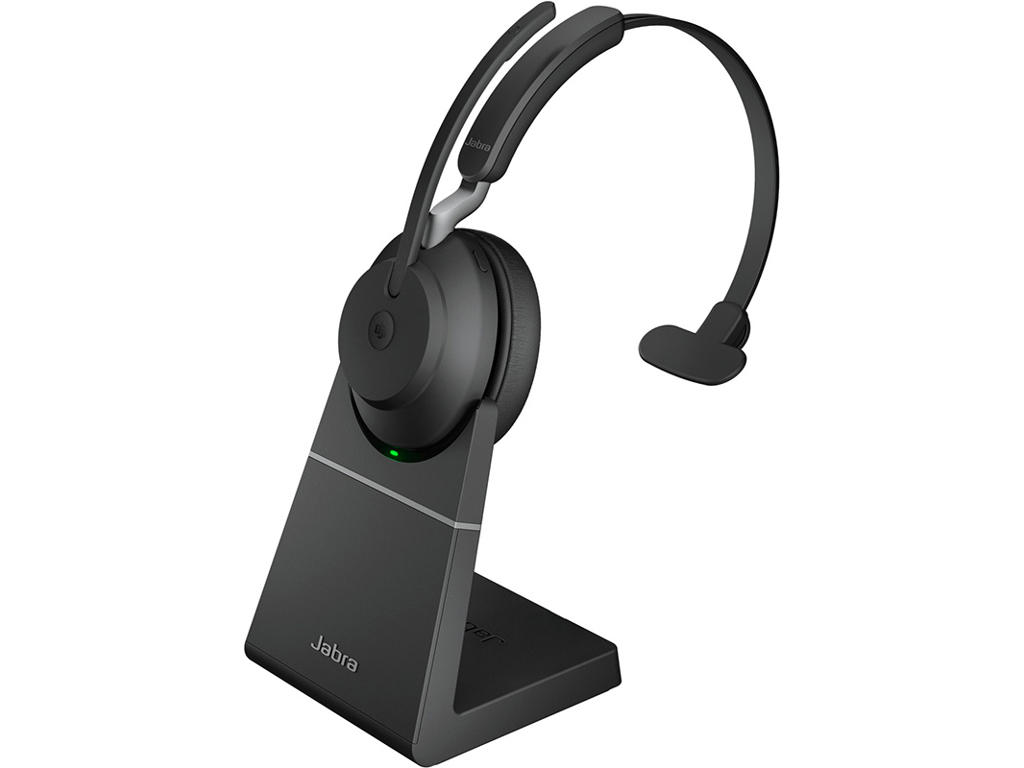 Jabra Evolve2 65 Headset Trådløs Kontor/Callcenter USB Type-A Bluetooth Sort