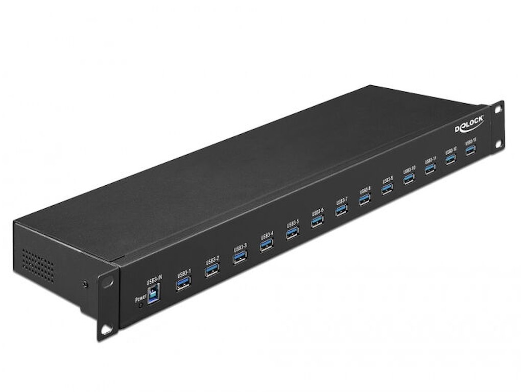 DeLOCK 64039 interface hub USB 3.2 Gen 1 (3.1 Gen 1) Type-B 5000 Mbit/s Sort