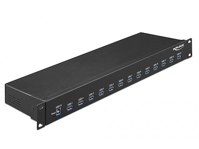 DeLOCK 64039 interface hub USB 3.2 Gen 1 (3.1 Gen 1) Type-B 5000 Mbit/s Sort
