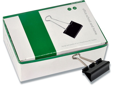 Klemme, Foldback, 40 mm, 12 stk, BNT Office 
