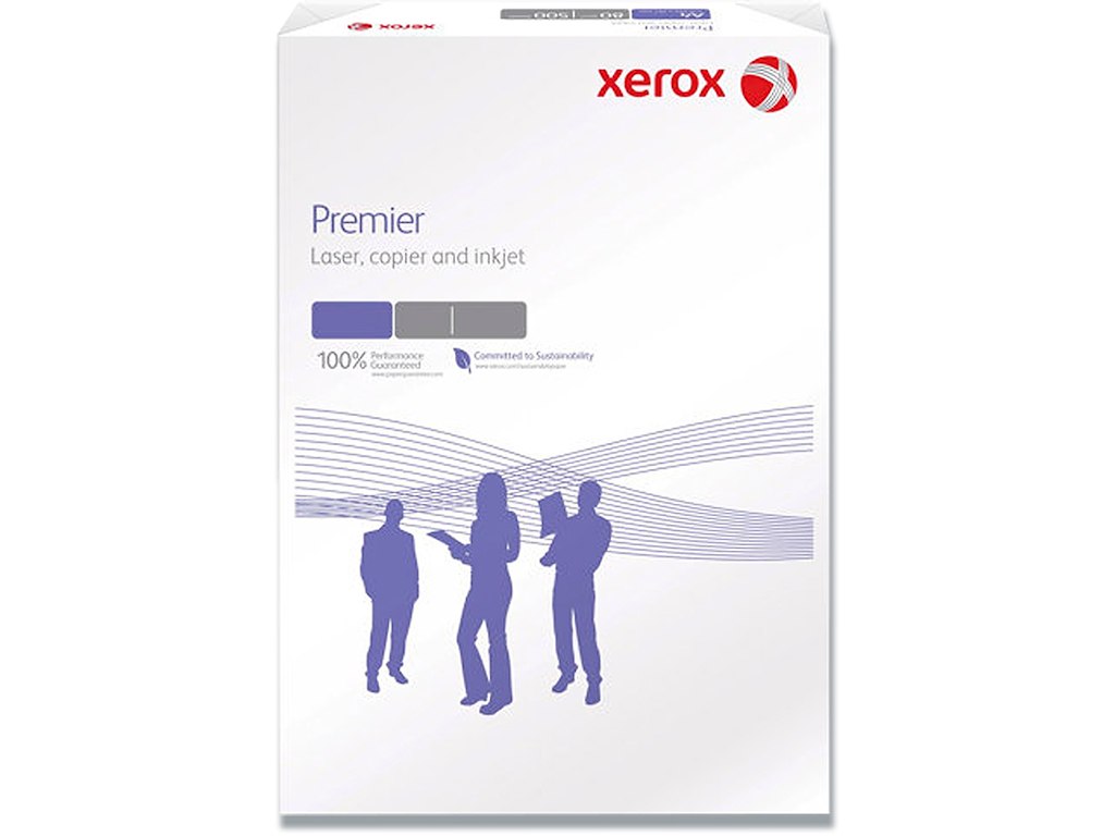 Kopipapir - hvidt, A4, 90 g/m², 2.500 ark/pakken, Xerox Premier 4H