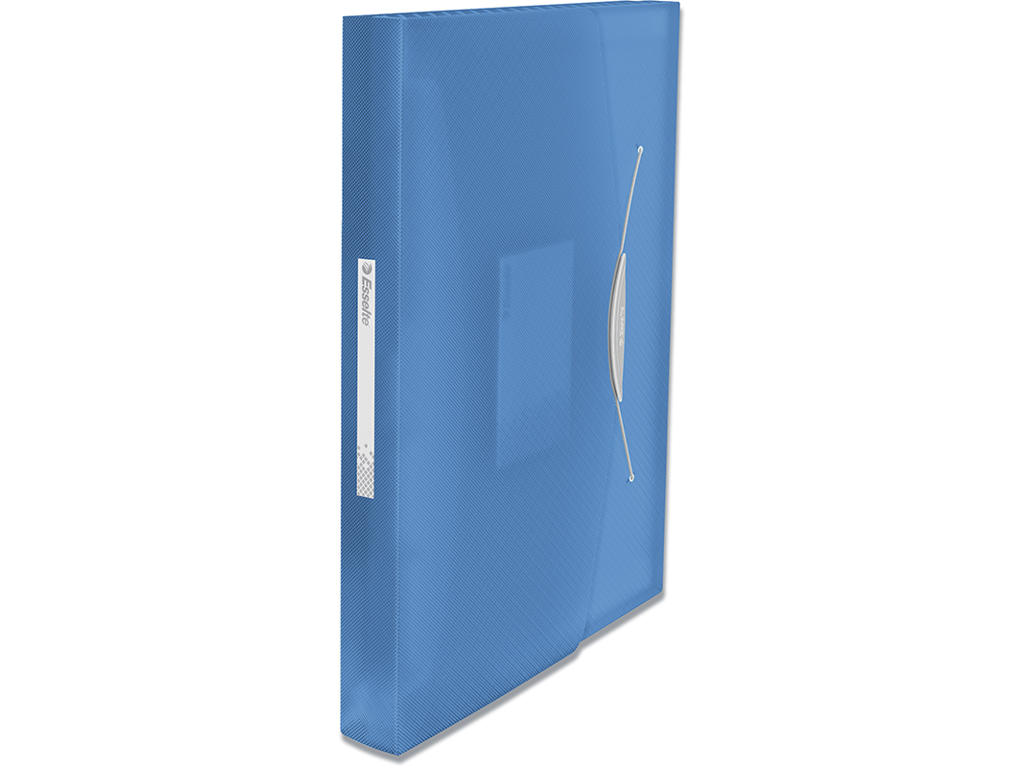 Projektmappe, 6 rum, 1 elastik, Blå, Esselte VIVIDA 