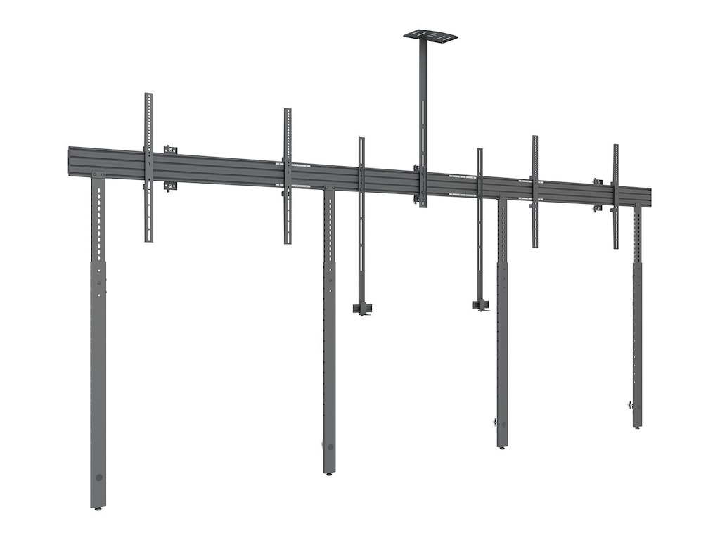 Multibrackets 2325 skærmbeslag til skiltning 2,49 m (98") Sort