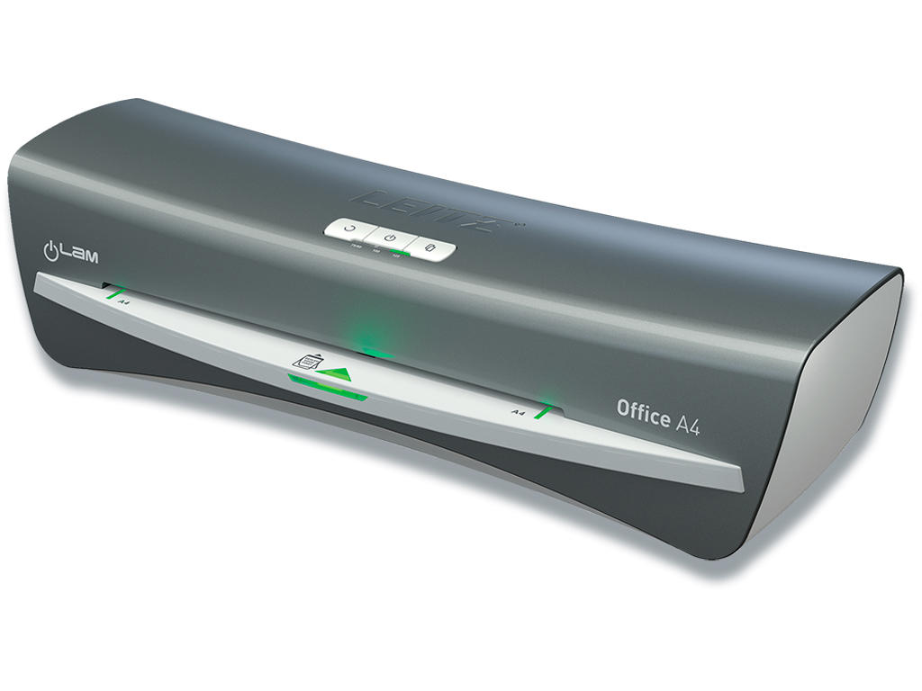 Lamineringsmaskine, Til lamineringslommer, Varm, A4, Leitz iLAM Office 