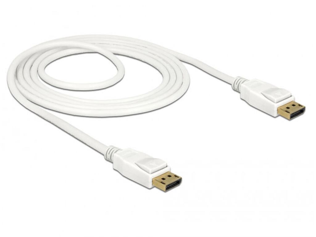 DeLOCK 85509 DisplayPort kabel 1,5 m Hvid