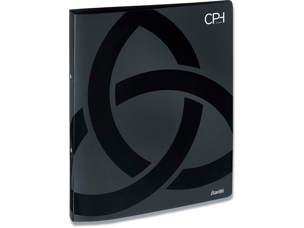 Ringbind, A4, 2 O-ringe, Ø25 mm, 3.0 cm, Sort, Bantex Copenhagen