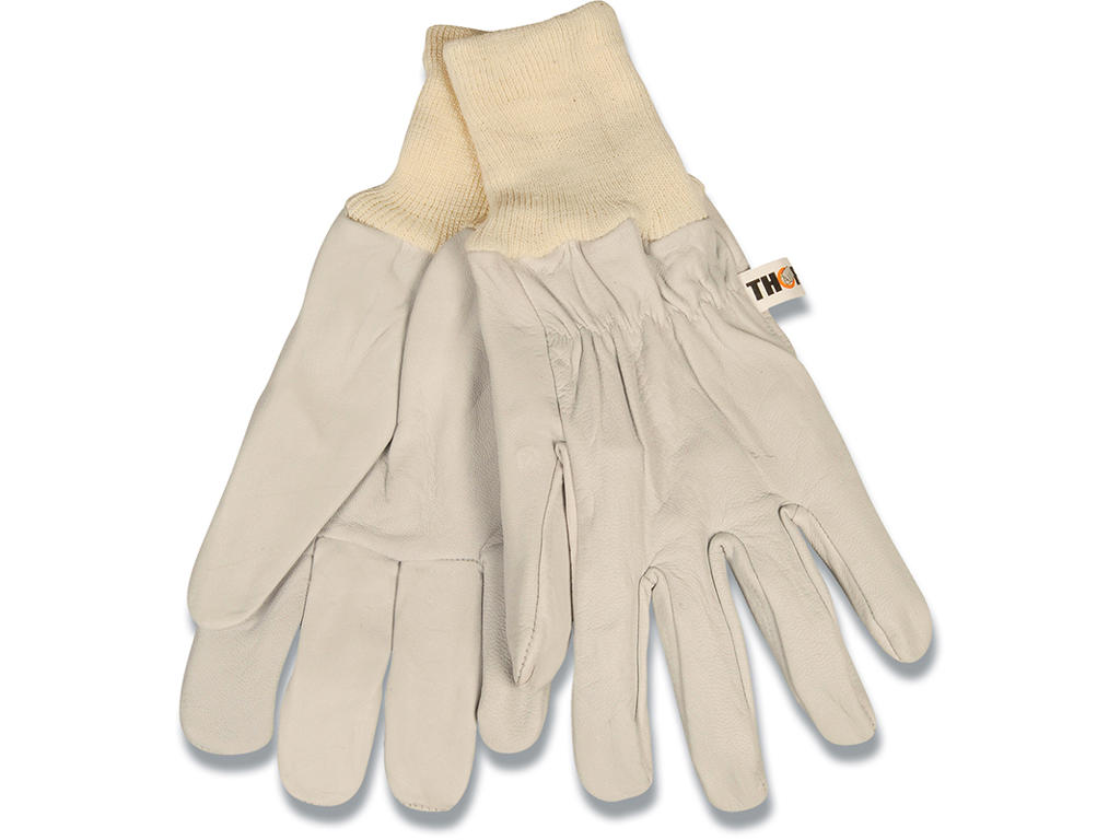 Arbejdshandsker, Gedeskind, Str. 10, Med ribkant, Thor 