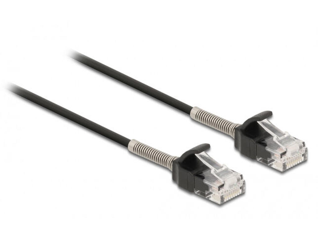 DeLOCK 87021 netværkskabel Sort 5 m Cat6a U/UTP (UTP)