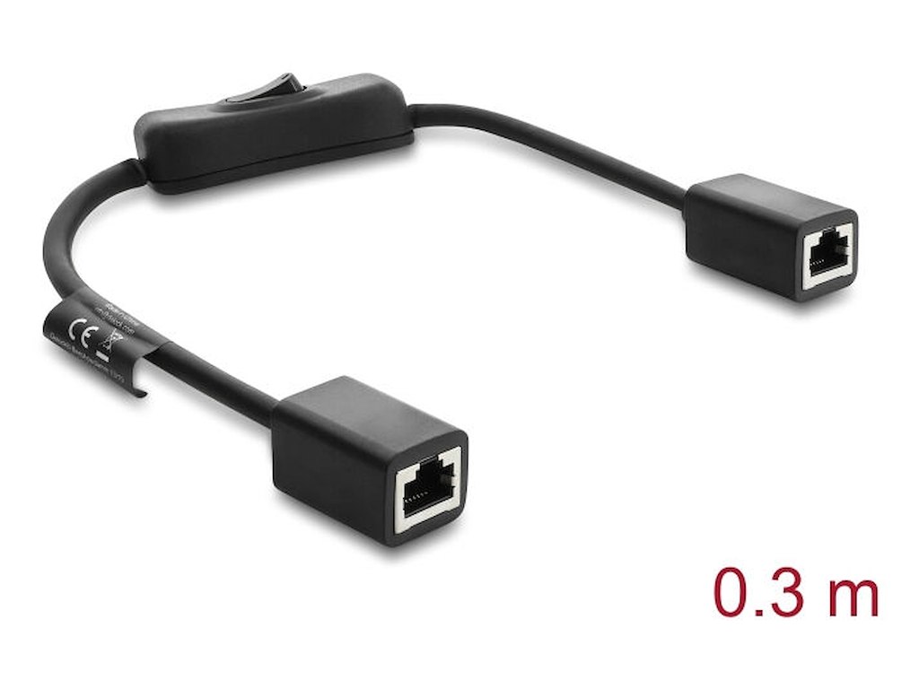 DeLOCK 81565 netværkskabel Sort 0,3 m Cat6 F/UTP (FTP)