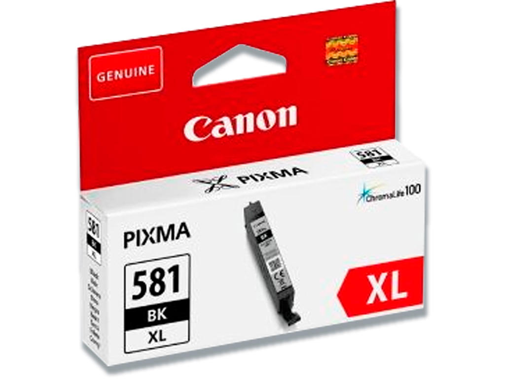 Blækpatron, 1 stk, 475 sider, Black-sort, Canon CLI-581XLBK