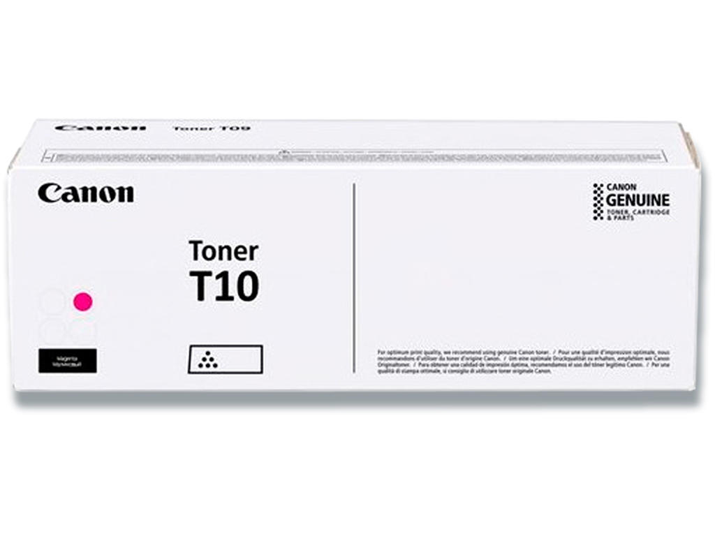 Toner, T10, Magenta-rød, 10.000 sider, Canon 4564C001