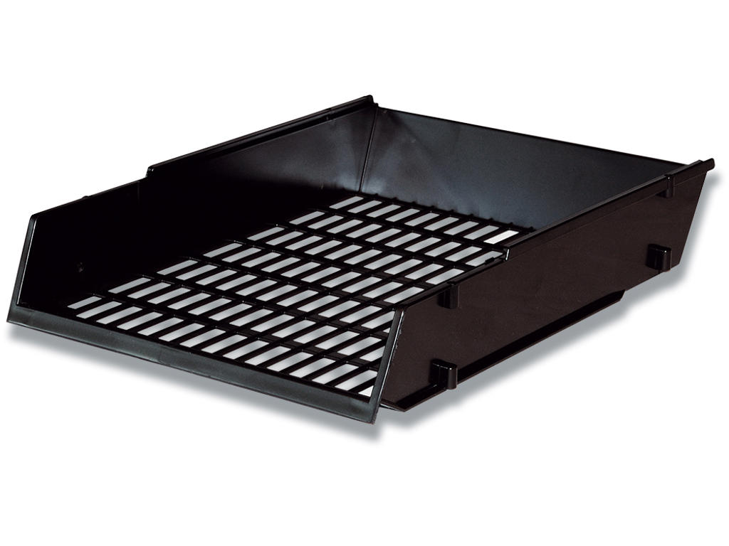 Brevbakke, Sort, A4, Udvendig: B26.3xH6.6xD35.8 cm, Durable ECONOMY