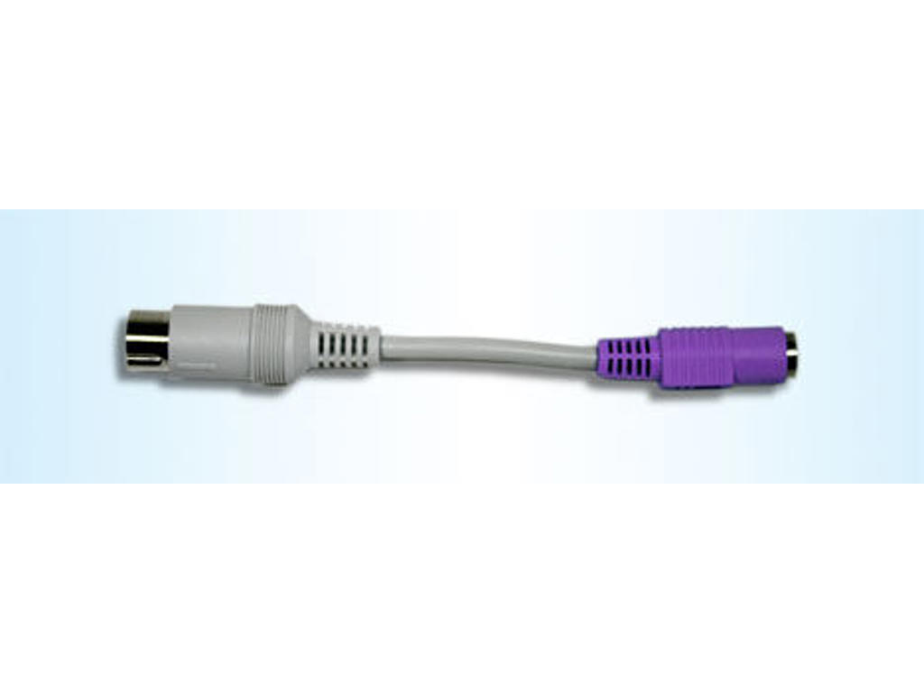 CHERRY 6171717 kabel kønsskifter PS/2 DIN Grå, Violet