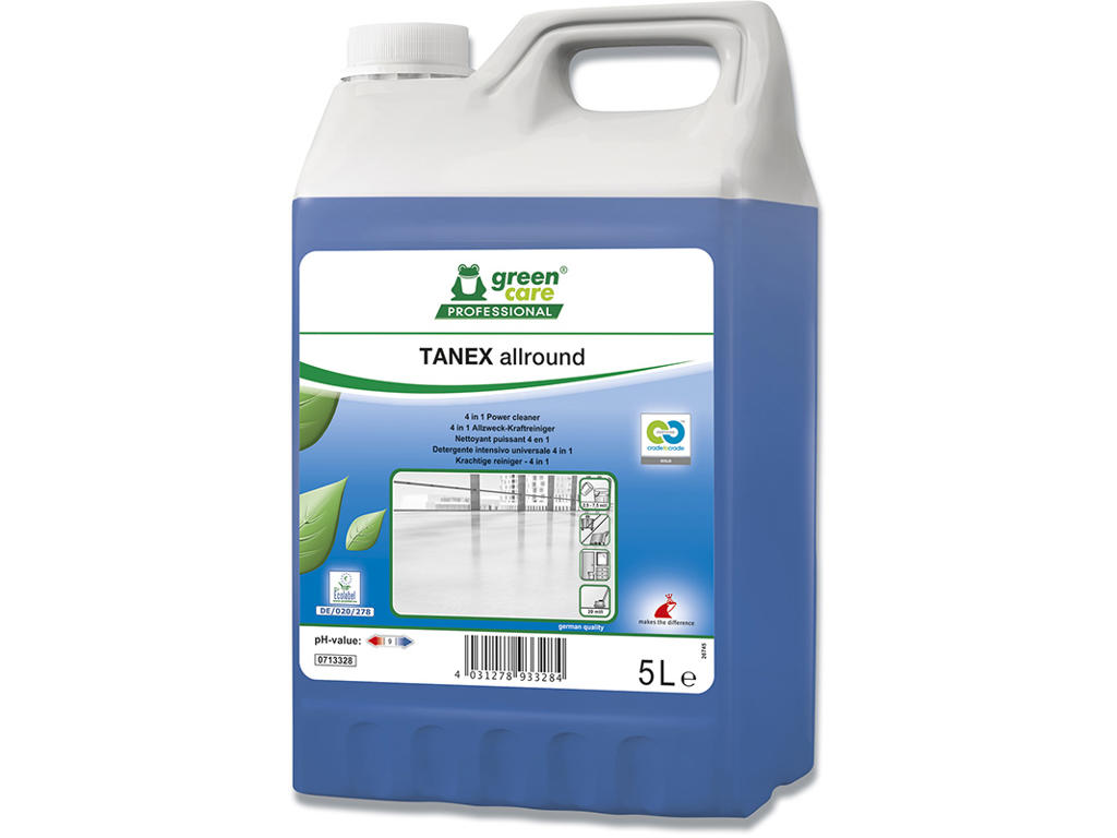 Grundrens, Med farve og parfume, 5 L, Tanex Allround