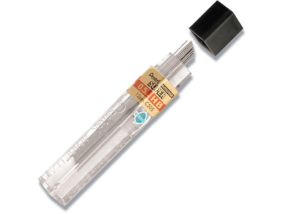 Blyantstifter, 0.5 mm, HB, 12 stifter, Pentel Hi-Polymer C505