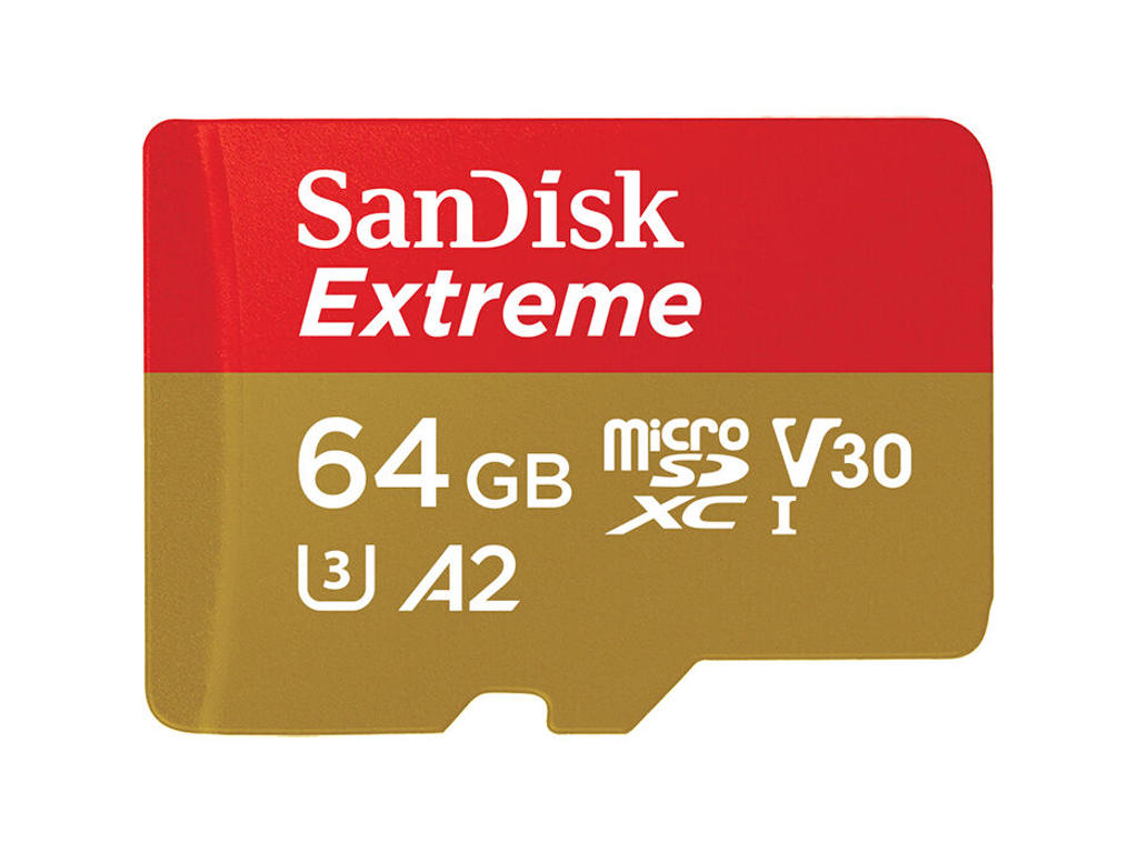 SanDisk Extreme 64 GB MicroSDXC UHS-I Klasse 3