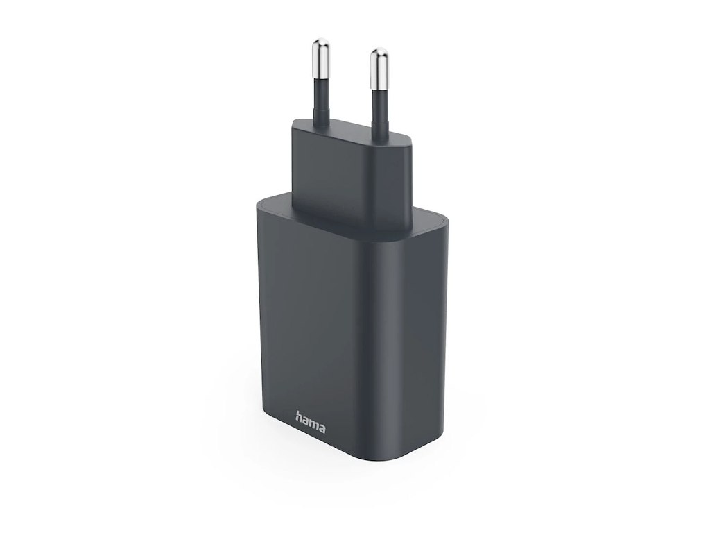 Hama 00086443 oplader til mobil enhed Smartphone Grå Vekselstrøm Hurtig opladning Indendørs