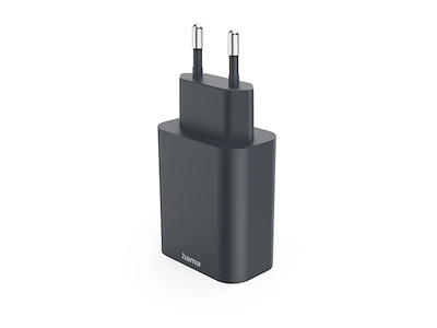 Hama 00086443 oplader til mobil enhed Smartphone Grå Vekselstrøm Hurtig opladning Indendørs