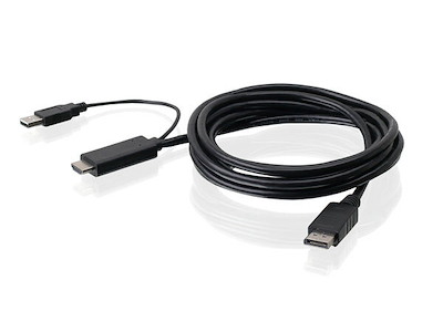 iogear G2LHDDP03 DisplayPort kabel 3,05 m Sort