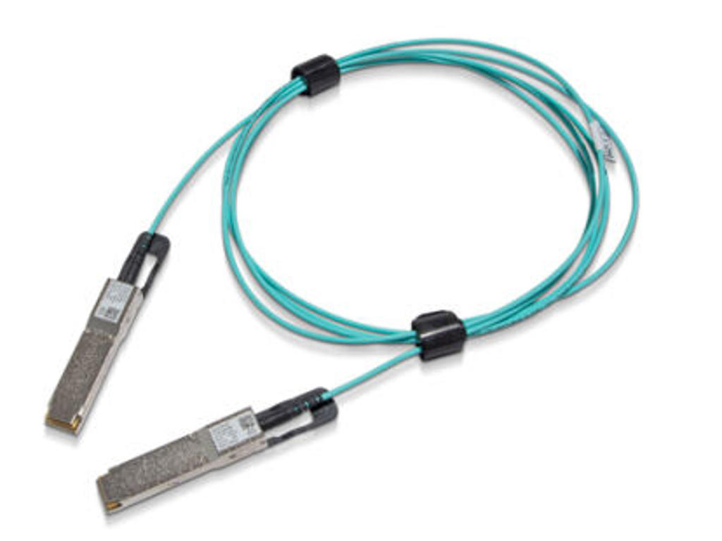 Nvidia MFS1S00-H050V InfiniBand og fiberoptisk kabel 50 m QSFP56 Blå