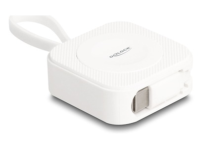 DeLOCK 83023 oplader til mobil enhed SmartWatch Hvid USB Trådløs opladning Indendørs