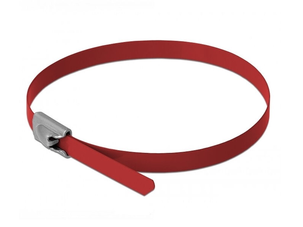 DeLOCK 18779 kabelsamler Stål Rød 10 stk