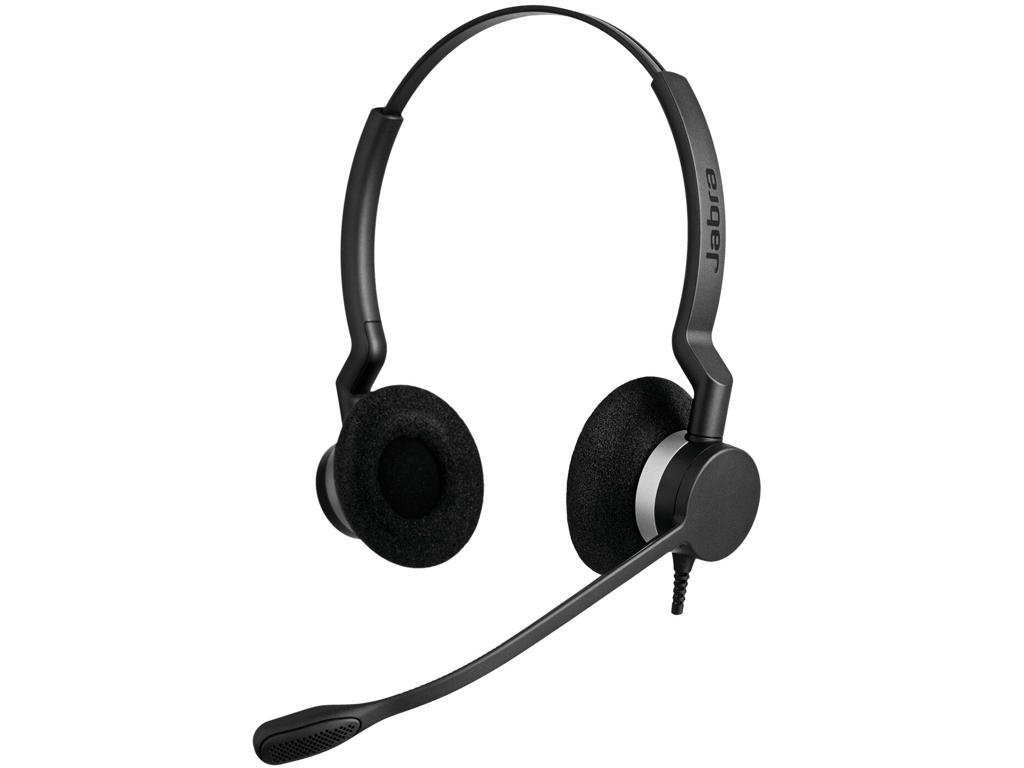 Jabra Biz 2300 Headset Ledningsført Kontor/Callcenter Bluetooth Sort