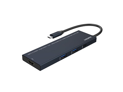 Microconnect USB3.1CCOM18 dockingstation Ledningsført Sort