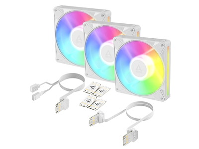 ARCTIC BioniX P14 A-RGB Computerkabinet Ventilator 14 cm Hvid 3 stk