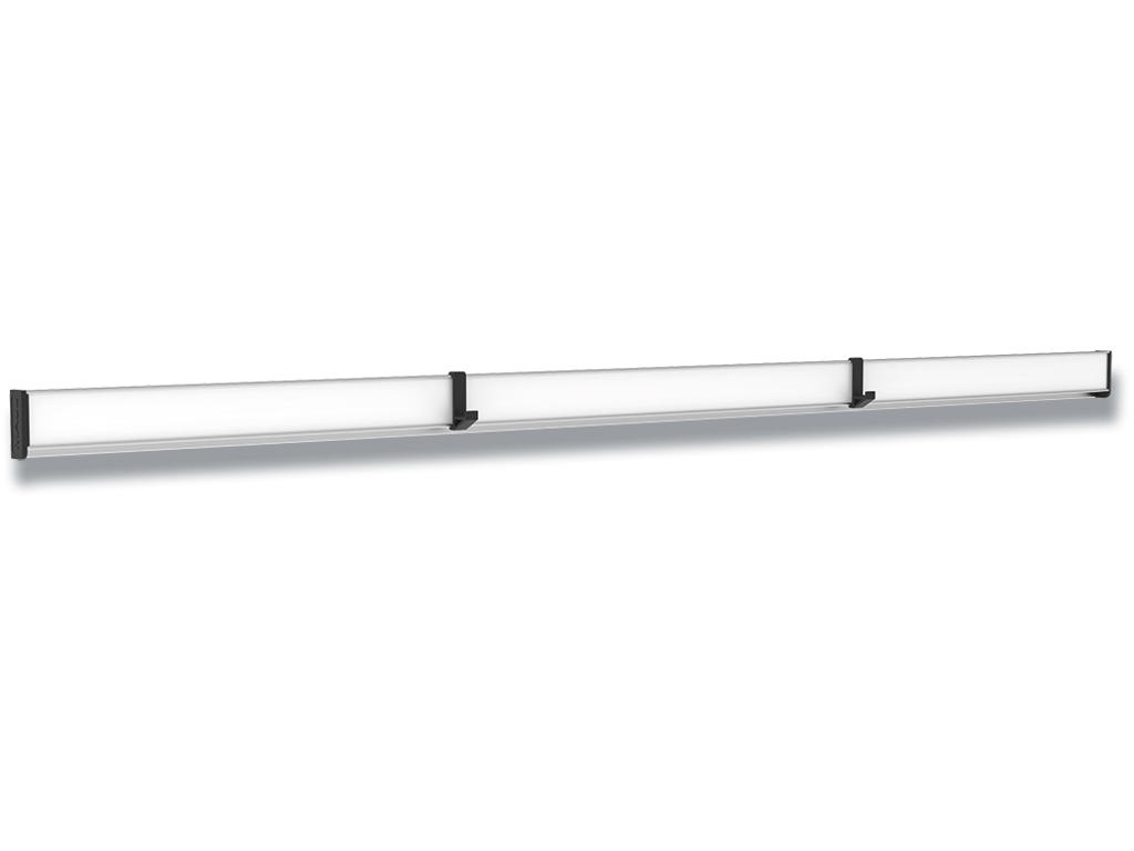 Vægskinne, Med multi-funktion, Aluminium, 100 cm, Naga Maul