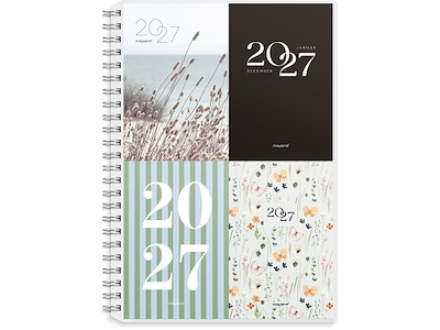 Kalender, 2027, A5 Uge, 4 illustrationer, 1 uge pr. opslag, Mayland