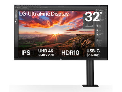 LG 32UN880K-B computerskærm 80 cm (31.5") 3840 x 2160 pixel 4K Ultra HD LCD Sort