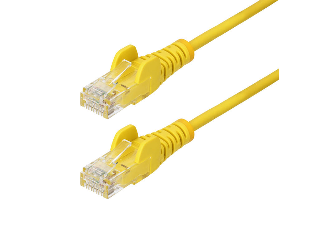 StarTech.com N6PAT200CMYLS netværkskabel Gul 2 m Cat6 U/UTP (UTP)