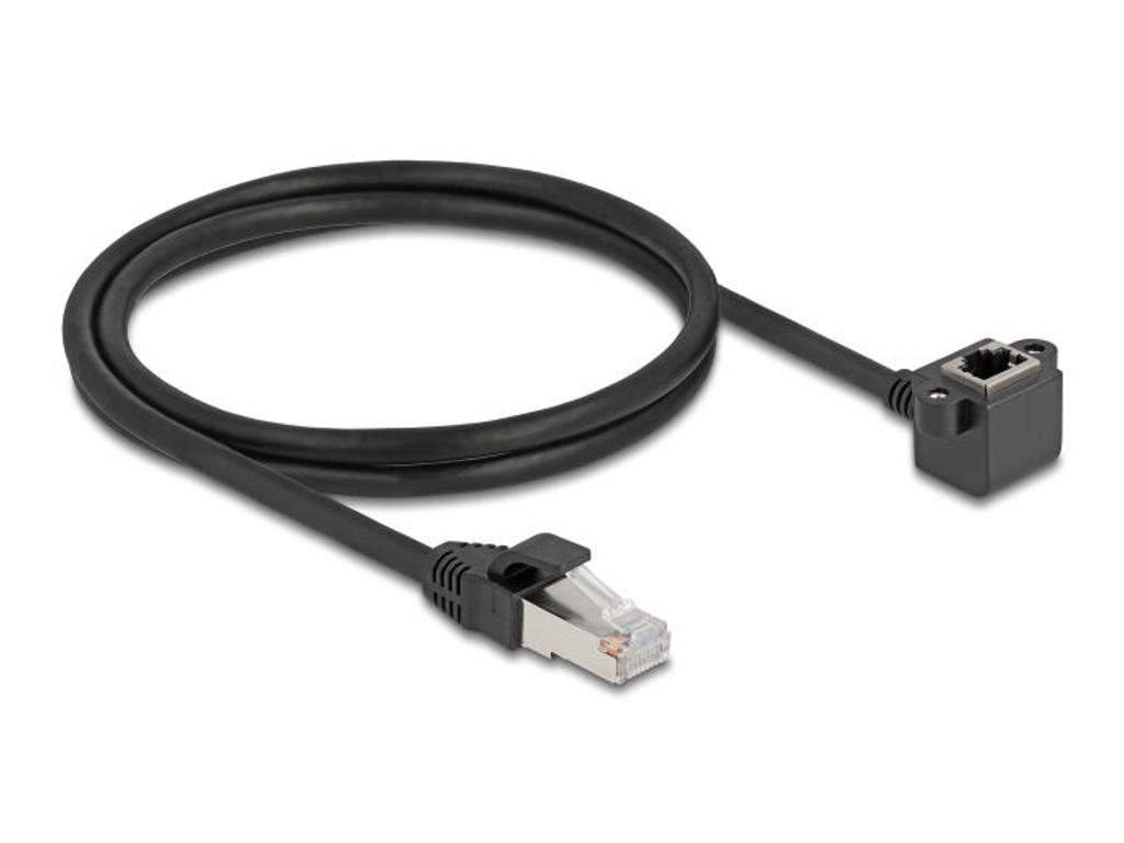 DeLOCK 81097 netværkskabel Sort 1 m Cat6 F/UTP (FTP)