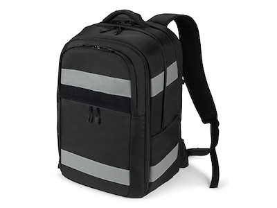 DICOTA REFLECTIVE backpack Casual backpack Black Recycled polyethylene terephthalate (rPET), Thermoplastic polyurethane (TPU)