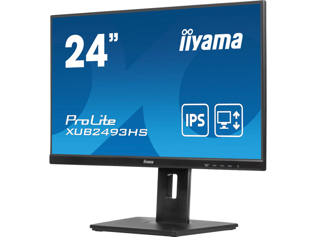 iiyama ProLite XUB2493HS-B6 computerskærm 60,5 cm (23.8") 1920 x 1080 pixel Fuld HD LED Sort