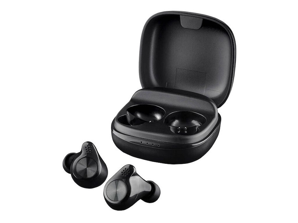 Intenso T200 Headset Trådløs I ørerne Opkald/musik USB Type-C Bluetooth Sort