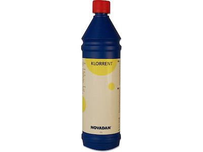 Klorrengøring, 1 liter, Novadan Klorrent 