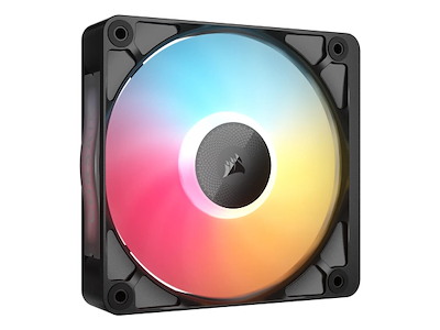 Corsair iCUE LINK RX120 II RGB PWM PC Fan Expansion Computerkabinet Ventilator 12 cm Sort 1 stk