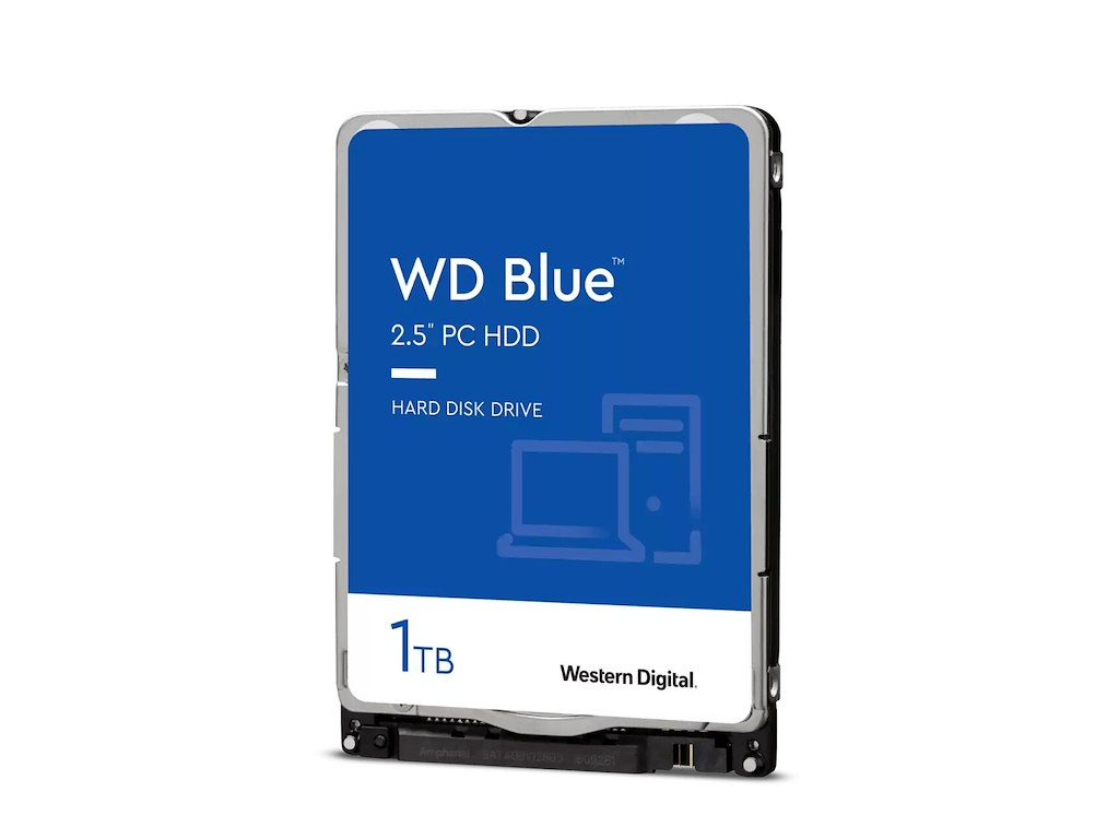 Western Digital Blue harddisk 1 TB 5400 rpm 128 MB 2.5" Serial ATA III
