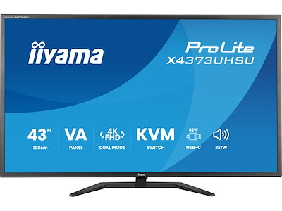 iiyama ProLite X4373UHSU-B2 computerskærm 108 cm (42.5") 3840 x 2160 pixel 4K Ultra HD LED Sort