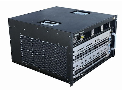 D-Link 4-Slot Layer3 Chassis Switch Starter Kit Administreret L3 Strøm over Ethernet (PoE) Sort