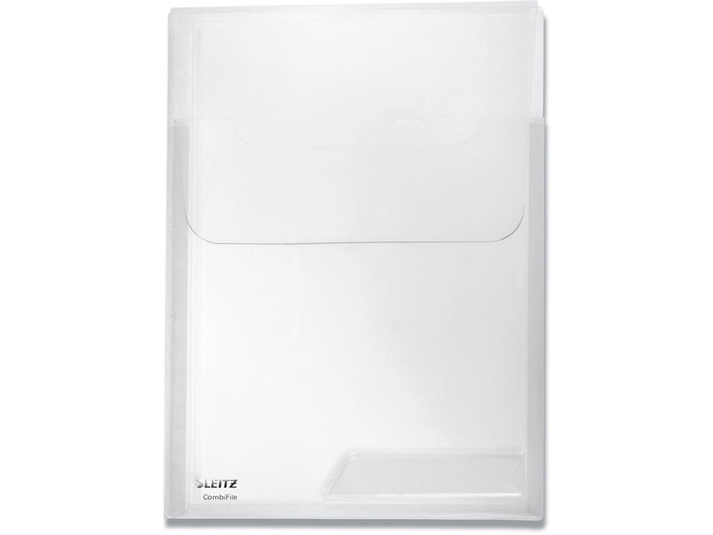 Combifile, Åben top, Transparent, 3 stk, Leitz Combifile 