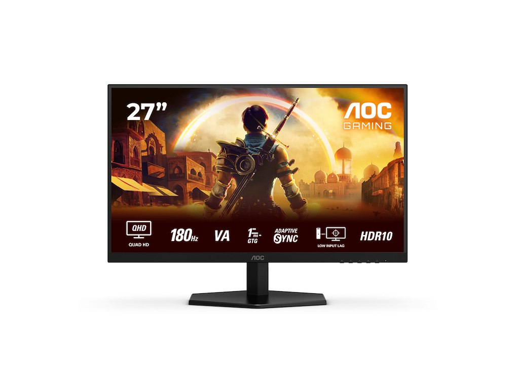 AOC G4 Q27G42XNE computerskærm 68,6 cm (27") 2560 x 1440 pixel Quad HD LED Sort, Rød