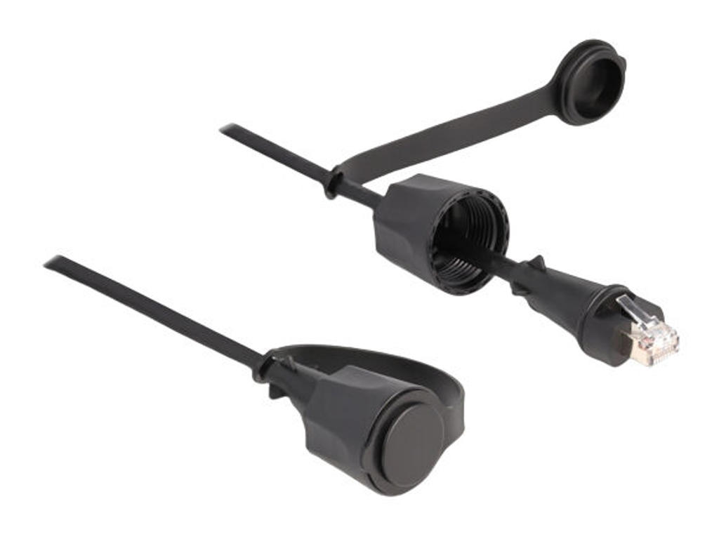 DeLOCK 80166 netværkskabel Sort 1 m Cat6 S/UTP (STP)