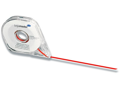 Tavleinddelingstape, Rød, 2.5 mm, 16 m, Legamaster Selvklæbende
