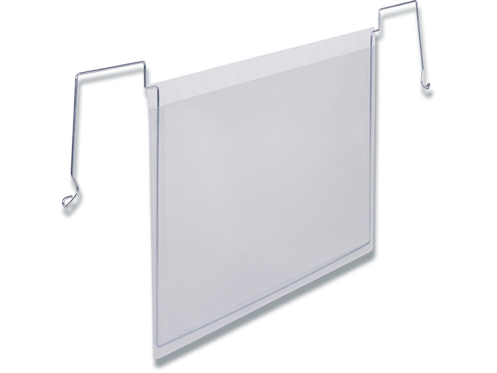 Lagerlomme, Med wirebeslag, A5 tvær, 50 stk, Durable