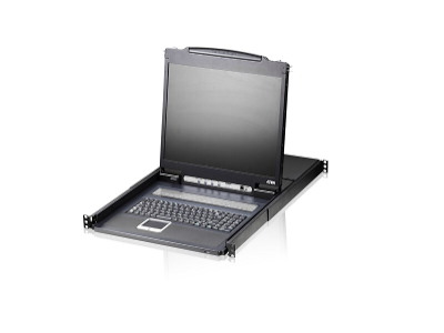 ATEN CL1308N-ATA-XG KVM Switch Stativ-montering Sort