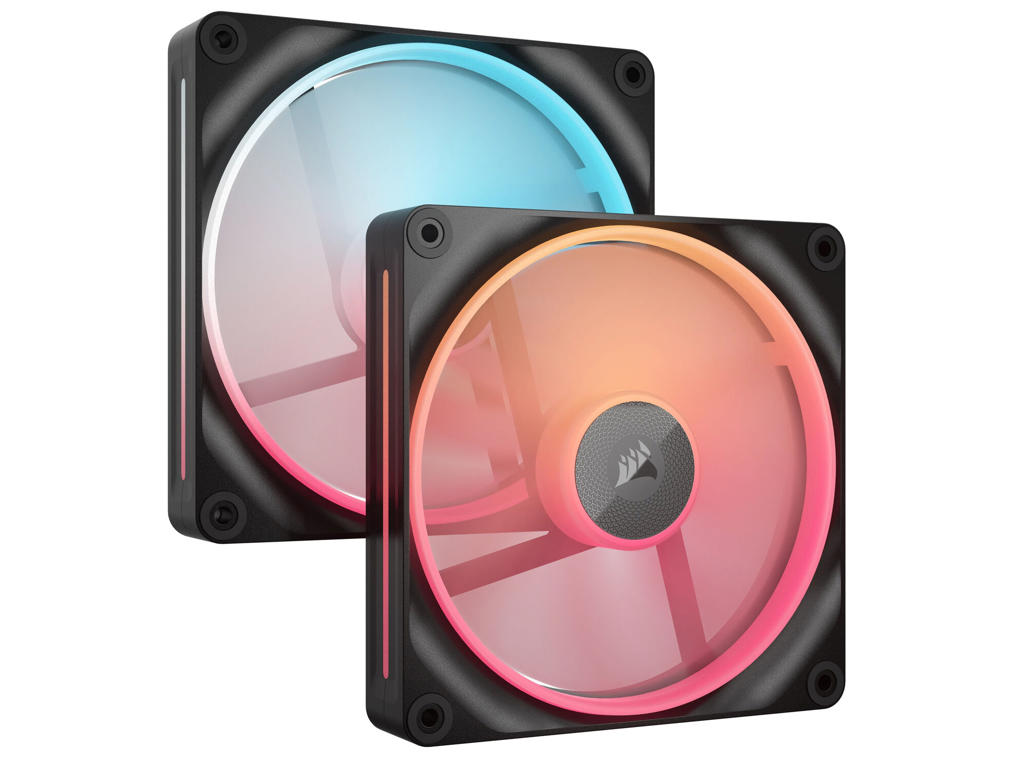 Corsair iCUE LINK LX140-R RGB Computerkabinet Ventilator 14 cm Sort 2 stk